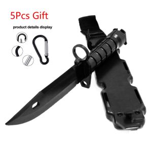 Verktyg gratis frakt Militärentusiaster födelsedagspresent CS CF Cosplay Toy Training Props Outdoor Fun Tactical Knife Model Rubber Dagger