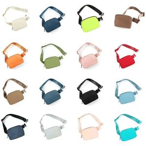 Confezioni Borsa da donna in nylon occidentale da uomo - Mini borsa da cintura con tracolla regolabile Borse a tracolla piccole Marsupio alla moda per allenamento Corsa Viaggi