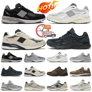 990 Sapatos Casuais de Alta Qualidade para Homens Mulheres Cinza Branco Escuro Marinho Marrom Moonbeam Tornado Treinadores Ao Ar Livre Sapatilhas 36-45