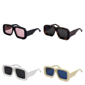 نظارة شمسية بسيطة للرجال نظارة شمسية غير رسمية النساء UV 400 Lunettes De Soleil Glasses زخرفة أزياء 2024 FA084 H4