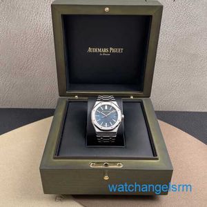 Знаменитые наручные часы Exciting AP Наручные часы Royal Oak Series 15510ST Blue Disc Мужские деловые модные мужские часы для отдыха и спорта