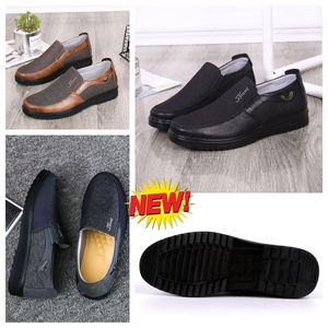 Shoes GAI sneakers sports Cloth Shoes Men Single Business Classic Top Shoe Casual Soft Sole Slipper Flat Leathers Men Shoes Black comforts soft size 38-50