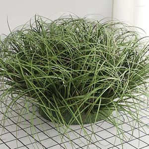 Dekorative Blumen Künstliche Zwiebelgras Faux Pampas Pflanzen Tropische Pflanze Indoor Fake Reed Weizen Outdoor Für Wohnzimmer Dekoration