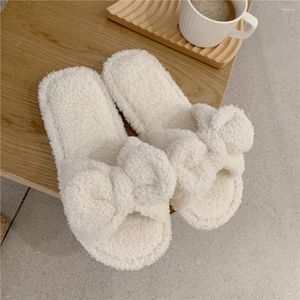 Slippers ASIFN Women's Cotton Girls' Autumn And Winter Fashion Anti Slip Indoor Home Princess Style Cute Comfortable Plush Shoes