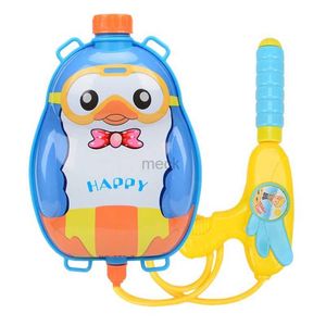 Sand Play Water Fun Water Jet Impact Water Jet Toy Summer Swimming Beach Water Game Toy Cartoon Outdoor Water Toy Beach Nozzle Backpack Set 240321