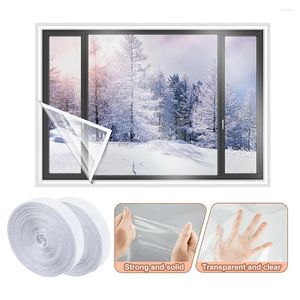 Fönsterklistermärken termisk isoleringssats återanvändbar vattentät med lim för vinterning varm