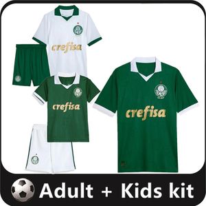 24 25 Palmeiras DUDU Jerseys de futebol 2024 2025 verde Breno Lopes RONY G.GOMEZ Camisa Away D.Barbosa LUCAS LIMA G.MENINO MINA G.VERON Homens kit infantil uniformes de futebol 16-2XL