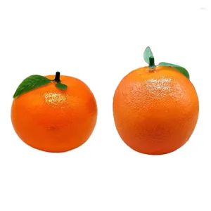 Party Decoration Pack Of 6 Artificial Orange Realistic Fruit Model Table Decors For Pography