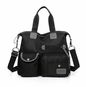 Nowe kobiety dziewczęta Pakiety modowe duże pojemność swobodna torebka nylonowa wodoodporna gimnastyczna fitness Crossbody Pack