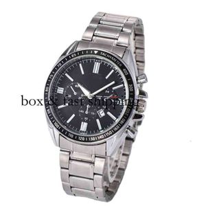Watches Wrist Luxury Designer Watch Men's Business Casual rostfritt stål Kronograf Perpetual Calendar Montredelu 944