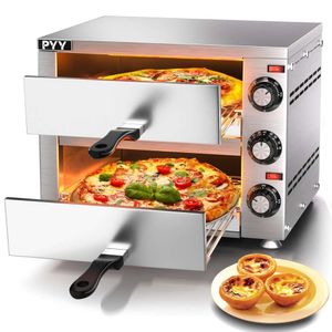 Pyy Table Top Electric Indoor Oven Commercial Commercial Stal nierdzewna doniczka z pizzą ze stali nierdzewnej z timerem odpowiednim do domu sier