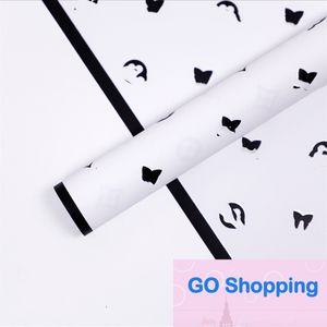 Wholesale Fashion Simple Flowers Wrapping Paper Light Luxury Creative Four-Leaf Clover High-End Flower Shop Floral Material Package Papers