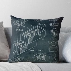 Kudde 1958 Toy Building Brick Throw Luxury Cover Custom PO Decorative Pillow Case Marmor