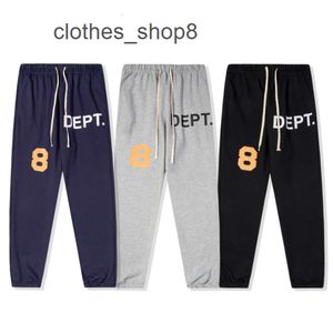 Shorts calças 2024 Galleryss Mens Designer Sweatpant Jeans Dept alfanumérico 8 impresso hip hop unisex cordão leggings toi7