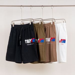 Дизайнерские мужские шорты. Мужские и женские свободные повседневные шорты в стиле хип-хоп с вышивкой полотенцем.