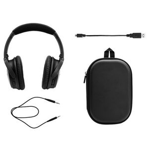 QC45 hörlurar trådlöst Bluetooth -brusreducering Subwoofer Stereo Headbonad för mobiltelefoner Game Wireless Earphone Gaming Headphone DHL DHL