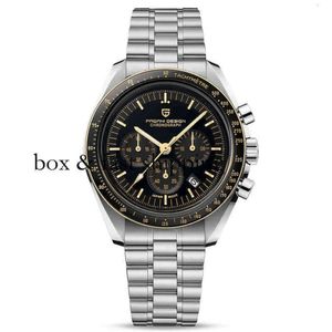 Chronograph SUPERCLONE Watch Watches Wristwatch Luxury Designer Pagani Design Pd 1701 Men Chronograph Watches Japan Vk63 Sapphire Sport 100 montredelu