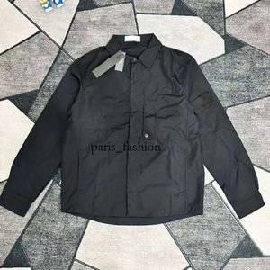 Designer Badge Stone Islan Compass Jacket Shirts Water Resistant Metal Skin Coat Nylon Fishing Mountaineering Wear Designer Black Coats Mens Fashion 252