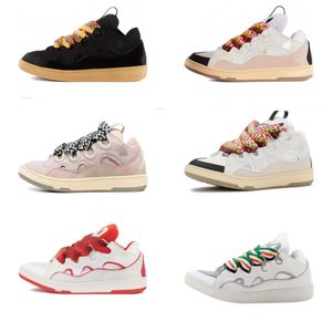 Buy Levin Leather Curb Sneakers Designer Shoes Women Extraordinary Casual Sneaker Calfskin Rubber Nappa Platformsole Lenvinlies Mens Trainers