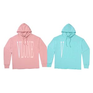 Vlone hoodie ny bomull lycra tyg män och kvinnors reflekterande lysande långärmad avslappnad klassisk modetrend mäns hoodie us size s-xl 6670