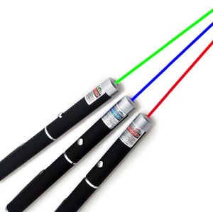 15 cm großer, leistungsstarker grün-blau-lila-roter Laserpointer-Stift, Strahllicht, 5 mW, professioneller Hochleistungslaser, 532 nm, 650 nm. 5137885