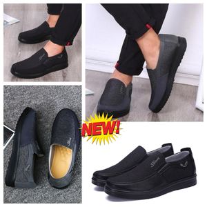 Schuhe GAI Sneakers Sport Stoffschuh Herren Single Business Classic Top Schuhe Casual Soft Sole Slipper Flache Leder Herrenschuhe Schwarz Komfort weich Größe 38-50