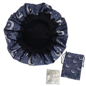 Verktyg 12st. Flaxfrö Cap Cap Set Mikrovågsuppvärmning Ång Kap Hårvård oljning CAP Värme STARRY SKY STYLECH CAP STORAGE