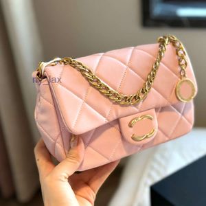 Fashion Designer bag Double chain design exquisite elegant chic retro style 20X11cm folding box Hand-held crossbody bagpackaging