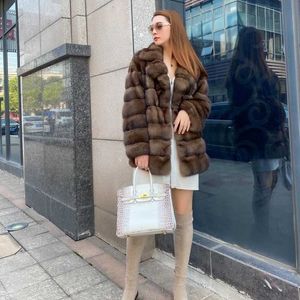 Pele feminina casaco de pele do falso feminino real casaco de pele de raposa feminino luxo inverno 2023 casaco curto para as mulheres mais vendidos jaquetas de pele de raposa l230920