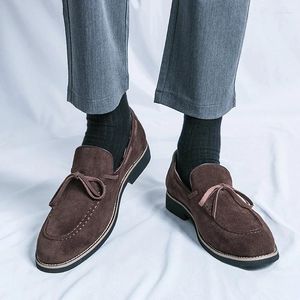 Sapatos casuais marca mocassins homens tamanho grande 46 macio condução mocassins de alta qualidade apartamentos couro genuíno deslizamento-on camurça para