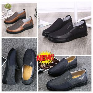 Shoes GAI sneaker sports Cloth Shoes Men Single Business Classic Top Shoes Casual Soft Sole Slipper Flat Leathers Men Shoes Black comfort soft size 38-50