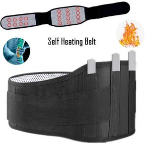 Slimming Belt New adjustable waist tourmaline self heating magnetic therapy back and waist support belt waist support massage belt health care 240321