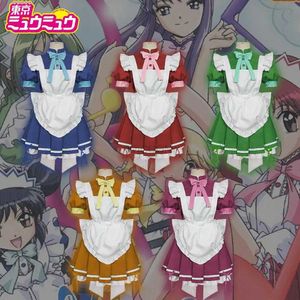 Cosplay Anime Kostüme Tokyo Mew Momomiya Ichigo Dienstmädchenkleid Midorika Retasu Rollenspiel Japanische Kleidung Kaffee Lolita lti styleC24321