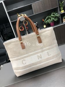 Tote Bag Designer Bags Handbags Totes Chain Bags Beach Bag Luxury Women's Fashion Knitting Purse Classics Shoulder Large Capacity Canvas Shopping Bags