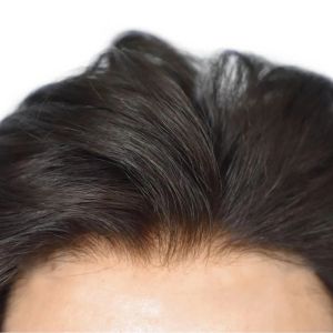 Toupees Natural Hairline Men's Toupee Thin Skin Base Human Hair Replacement System 30mm Wave Black /Brown /Grey Colors In Stock Hållbart