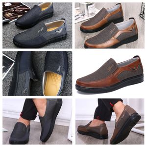 Shoes GAI sneaker sport Cloth Shoe Men Singles Business Low Top Shoes Casual Soft Sole Slippers Flat Men Shoes Black comfort soft big size 38-50