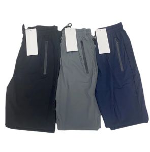 Lu Pantaloni da uomo Pantaloni da yoga Sport Quick Dry con coulisse Pantaloni sportivi da palestra Pantaloni Tasca con lacci Pantaloni fitness Elastico in vita con coulisse Pantaloni larghi 3XL