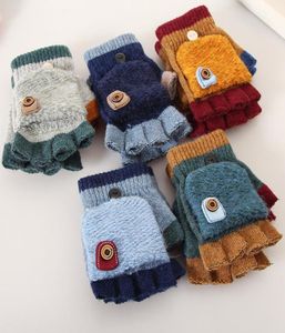 Children039s Cartoon Winter Warm Gloves Toddlers Girls Boys Baby Kids knitting Gloves Patchwork Mittens Various Colours5328507