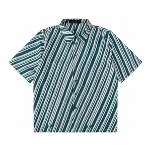 Camisetas masculinas Plus Tees Polos com gola redonda bordadas e impressas estilo polar roupas de verão com camisetas de algodão puro de rua l11675