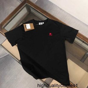 Designer Ba Jia Correct Edition T-Shirt für Herren Sommer Lose Baumwolle Brief bedrucktes T-Shirt Neue lässige Kurzarmmode i 9RFM