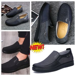 Shoes GAI sneaker sports Cloth Shoe Men Single Business Lows Top Shoes Casual Softs Sole Slippers Flat soled Men Shoe Black comfort soft big size 38-50