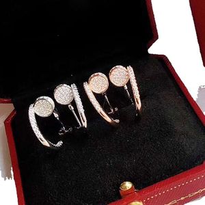 Klassiker älskar designer örhänge nagel örhänge sterling sier mode bröllopslöfte örhängen för kvinna jubileums gåva smycken non fading non allergic