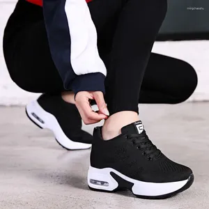 Casual Shoes Women's Platform Mesh Breathable Sneakers Womens Spring Wedge Basket Tennis Female Thick Woman Summer Trainers