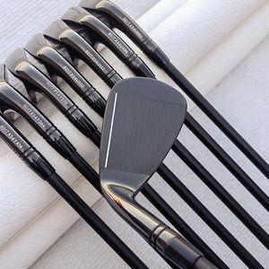 Clubes de golfe Sport Sport 24SS Design para homens Luxo Novo 790 Black Whirlwind Golf Irons ou ferros de golfe Conjunto de lâmpada Premium Men Golf Club Iron com eixo de aço para a mão direita C99