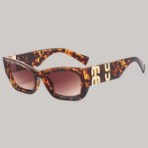 Mui occhiali da sole di lusso da donna occhiali da sole firmati leopardo per donna sport da spiaggia all'aperto ombreggiatura occhiali firmati occhiali da uomo essenziali regalo estivo fa0104 E4
