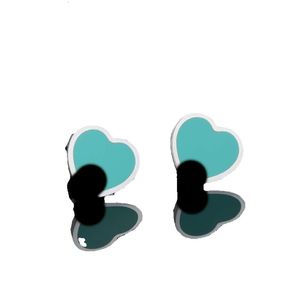 Heart Earrings Designer for Women 100% Sier Stud Couple Jewelry Gifts Woman Accessories Wholesale with Box