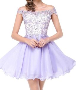 Sweet Short Prom Dreess Race Appliques Crystal Beads Puffy Tulle Cocktail Party 드레스 Little Black Graduation Homecoming G5609249