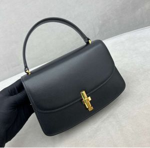 THE ROW Sofia Kalbsleder-Grifftasche Handtasche Fashions Luxus Designer schwarz braun Handtasche Handtasche2024