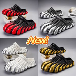 Summer Men's and Women's Slippers Claw Sports Sandals Caisnerh Designer High Quality Fashion Solid Color Thick Sole Slippers Beach Sports Slippers GAI