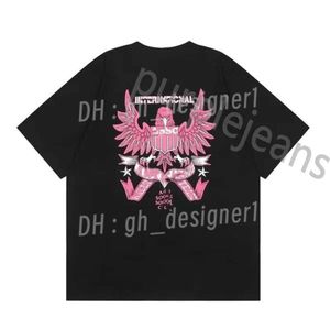 2024 Designer Anti Social Camisa Mens Camiseta Moda Anti Social Camisetas Social Club Top Clássico Padrão Imprimir High Street Redondo Pescoço Manga Curta Camiseta 8E